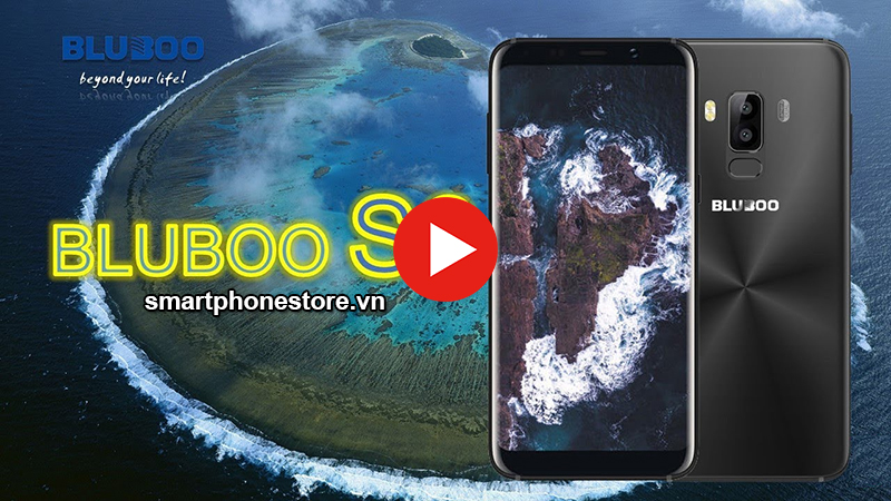 Mê mẫn với nét đẹp hoàn mỹ của Bluboo S8 màn hình tràn viền 18:9