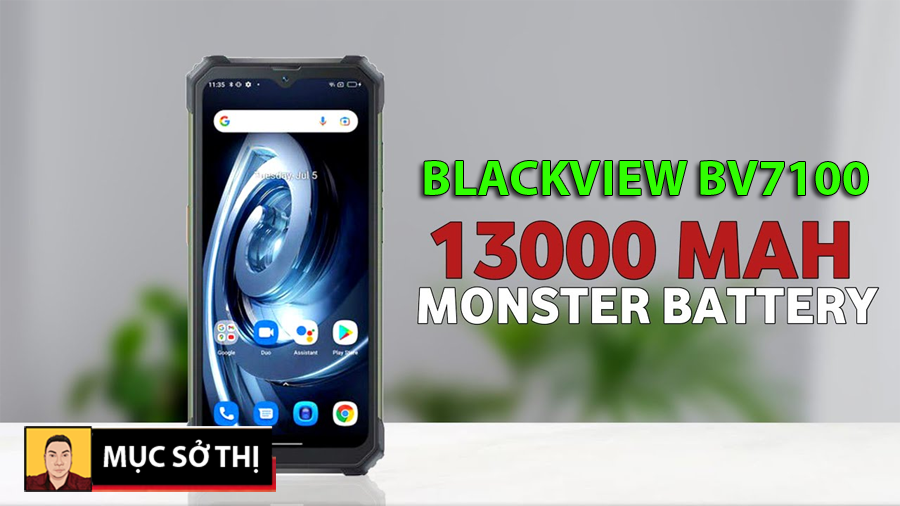 Mục sở thị tất tần tật Blackview BV7100 smartphone siêu bền pin 13000mAh cam Macro - 09175.09195