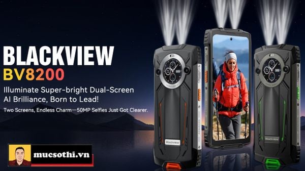 Blackview BV8200 Siêu phẩm smartphone có màn phụ siêu bền, pin khủng, hiệu năng vượt trội