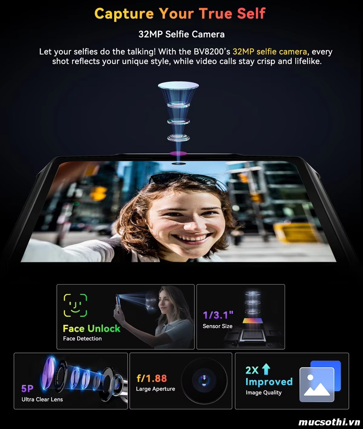 Smartphone Sờ To - Bán lẻ giá sỉ online giá tốt điện thoại Blackview BV8200 chính hãng - 09175.09195