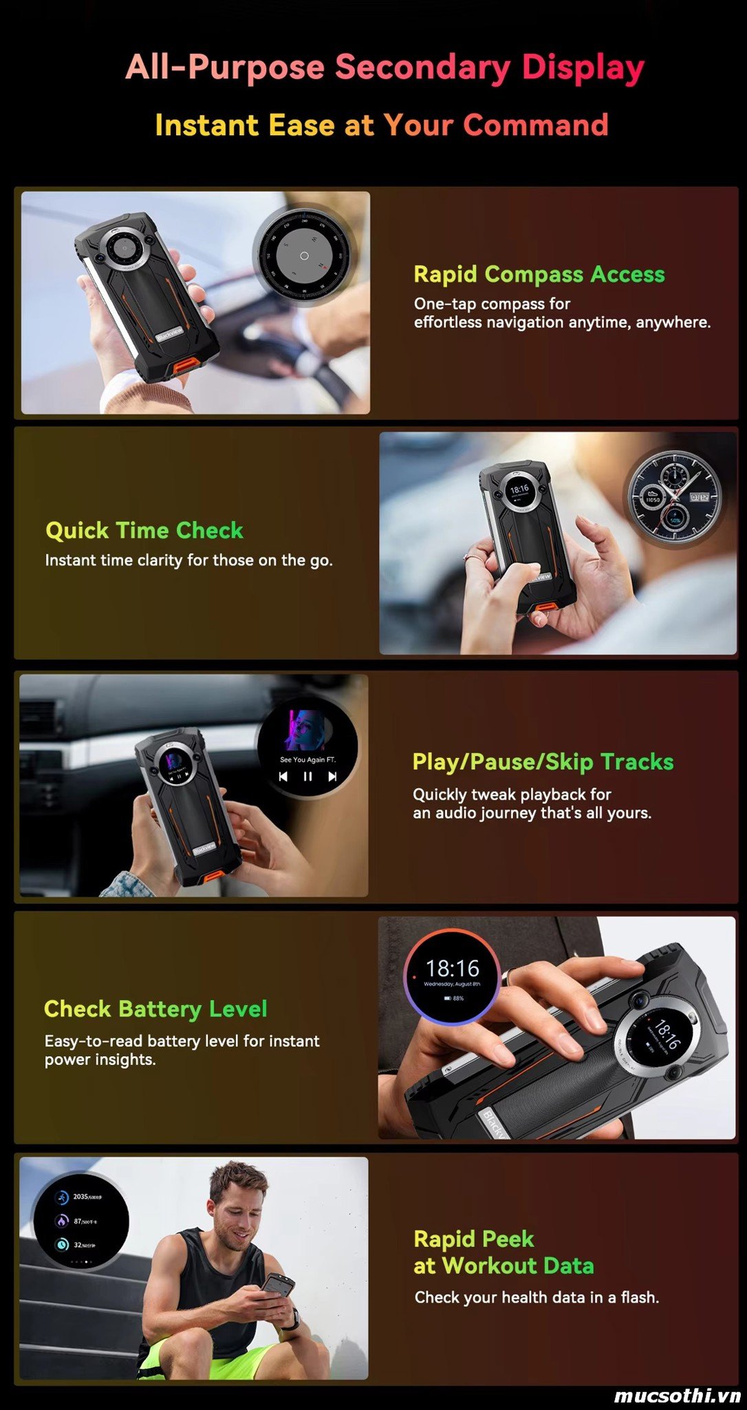Smartphone Sờ To - Bán lẻ giá sỉ online giá tốt điện thoại Blackview BV8200 chính hãng - 09175.09195
