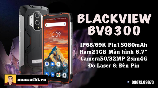 Mục sở thị BV9300 bom tấn của Blackview bền pin 15080mAh trình làng
