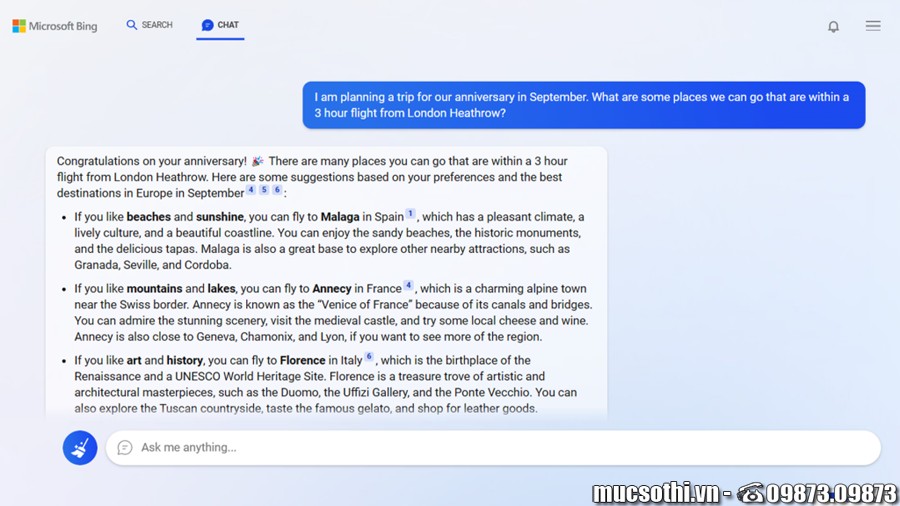 Microsoft đã cho người dùng chatGPT trên Bing ở trình duyệt Edge Dev mới, thử ngay... 09873.09873