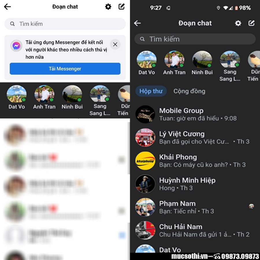 Mục sở thị cách nhắn tin trực tiếp từ Facebook mà không cần app Messenger mới nhất - 09873.09873