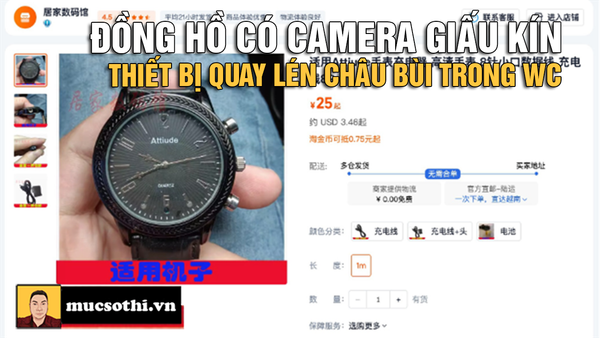 Sự thật rùng mình về việc Châu Bùi bị quay lén trong WC bằng đồng hồ camera giấu kín của Trung Quốc gây chấn động - mucsothi.com.vn