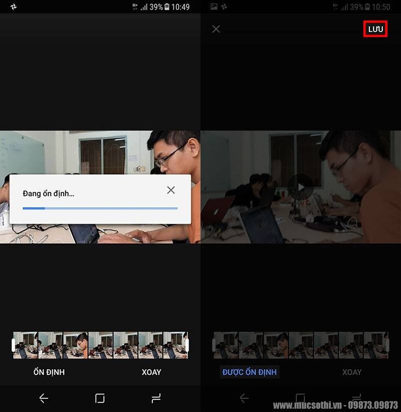 Mục sở thị cách xử lý chống rung video với phần mềm Google Photos - mucsothi.vn