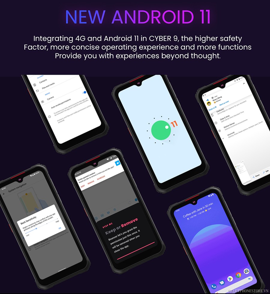 smartphonestore.vn - bán lẻ giá sỉ, online giá tốt smartphone siêu bền pin khủng Hotwav Cyber 9pro chính hãng - 09175.09195