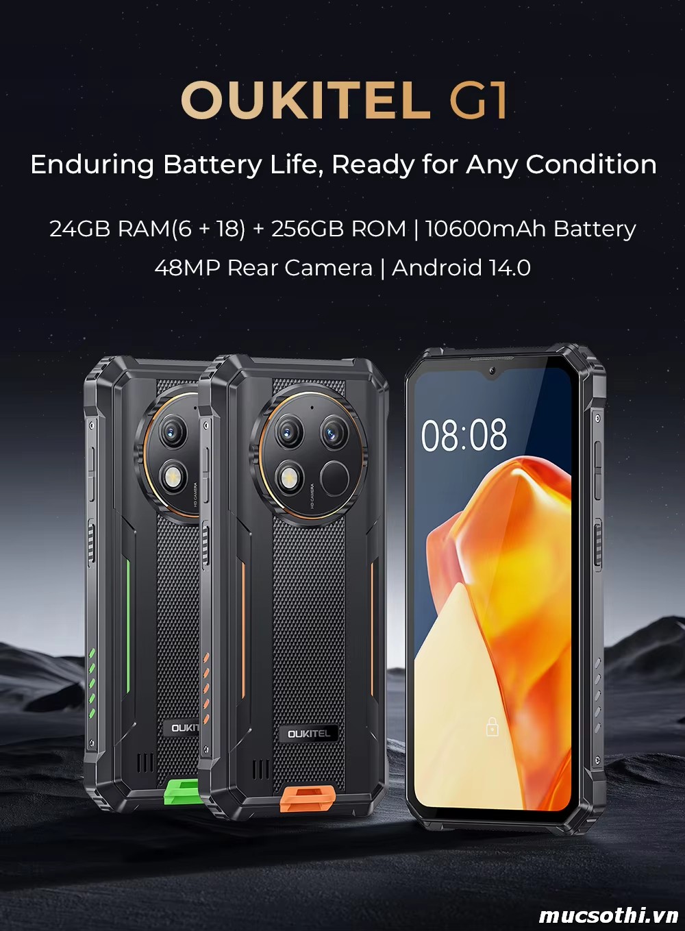 Smartphone Sờ To - Bán lẻ giá sỉ online giá tốt điện thoại Oukitel G1 chính hãng - 09175.09195