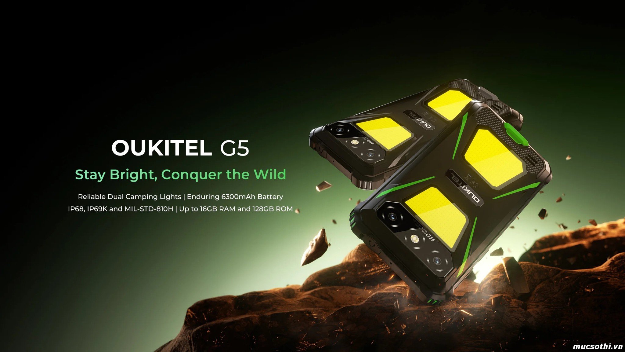 Smartphone Sờ To - Bán lẻ giá sỉ online giá tốt điện thoại Oukitel G5 chính hãng - 09175.09195