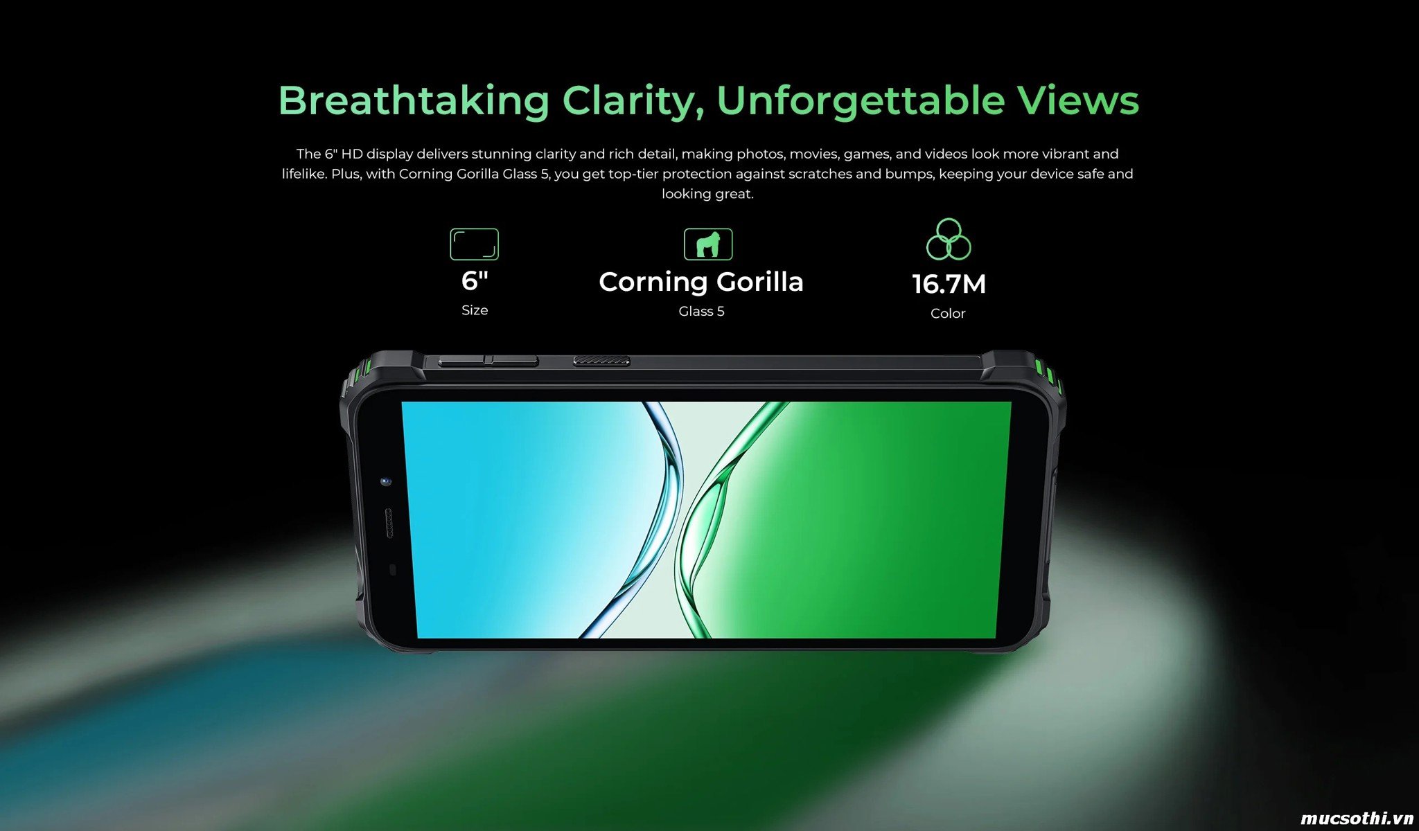 Smartphone Sờ To - Bán lẻ giá sỉ online giá tốt điện thoại Oukitel G5 chính hãng - 09175.09195