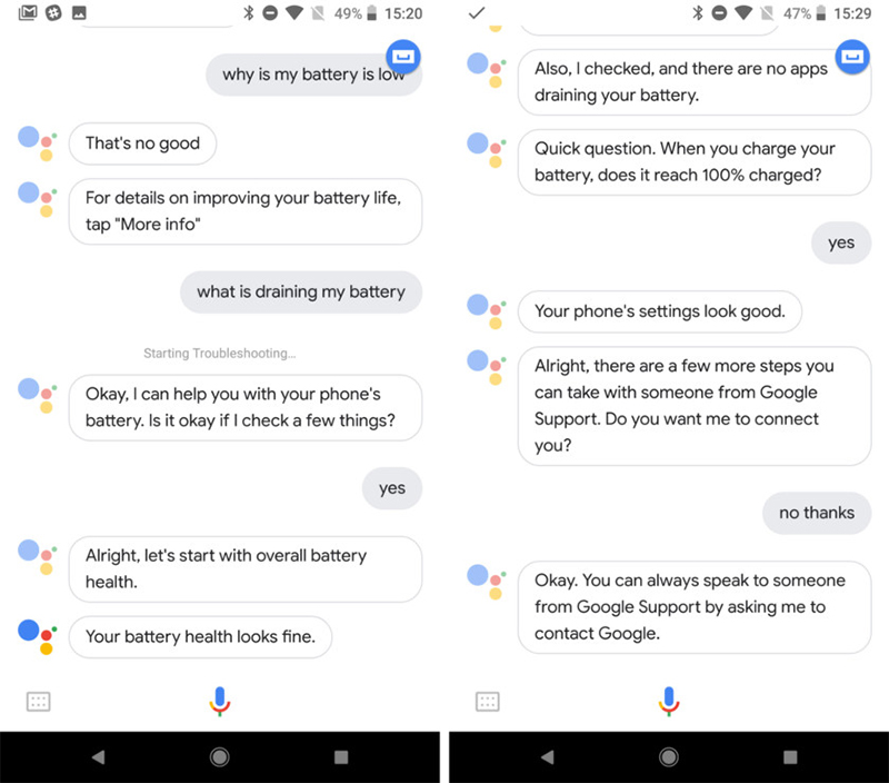 Pixel 2 có thể yêu cầu Google Assistant sửa lỗi hệ thống của máy - mucsothi.vn