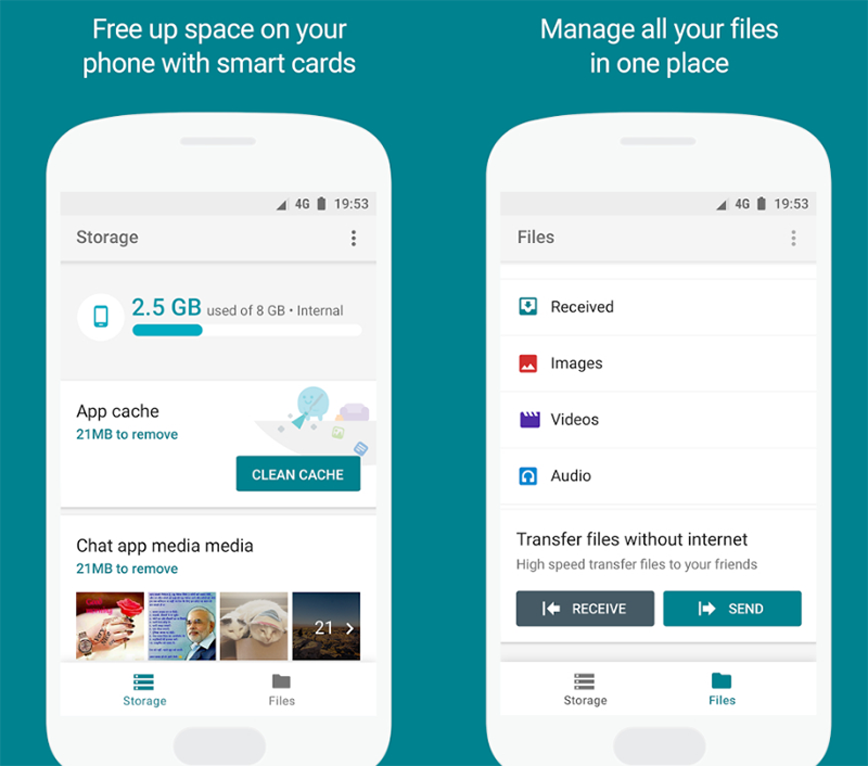 Google giới thiệu trình quản lý Files Go miễn phí trên Android - mucsothi.vn