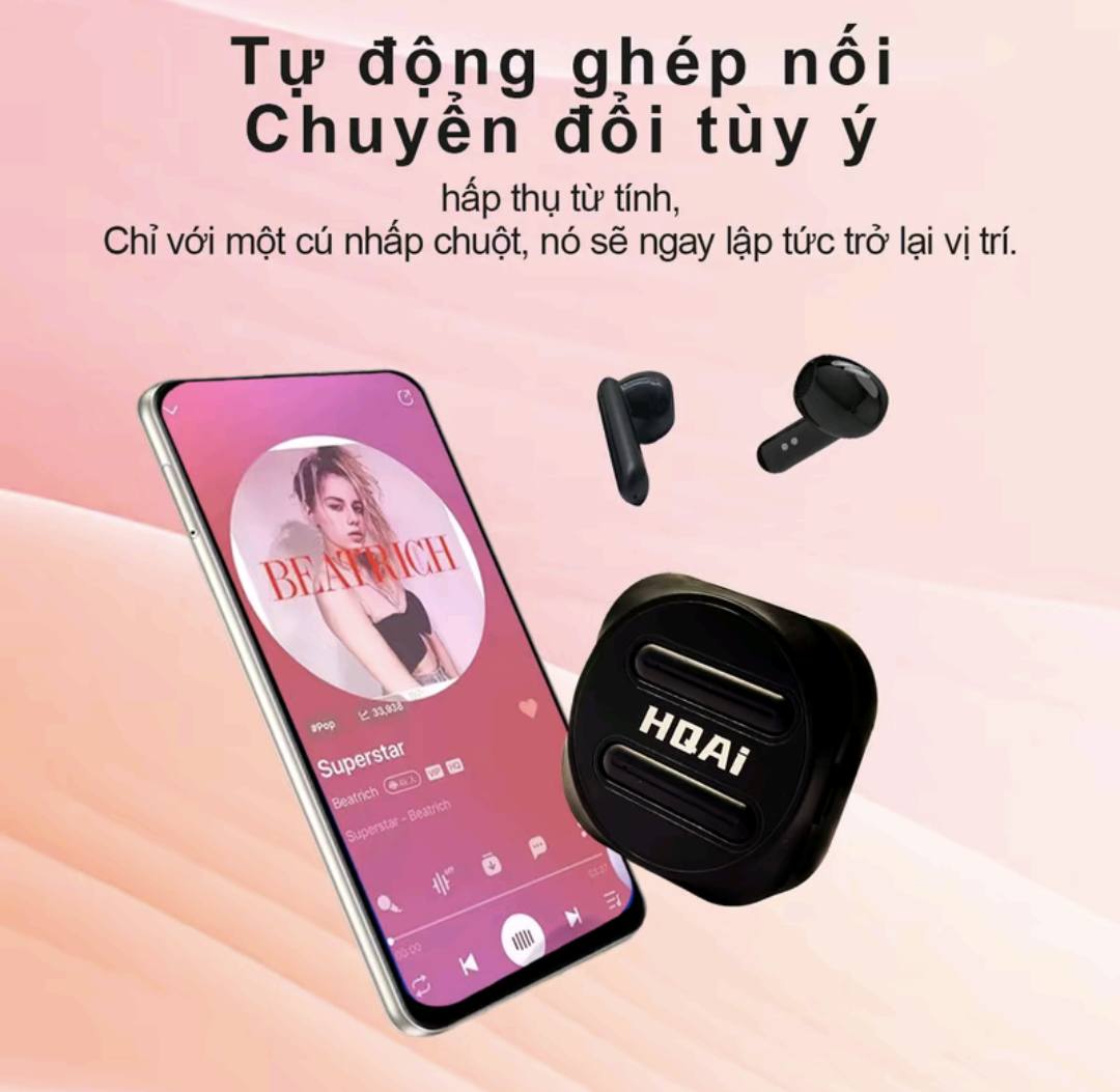 Mục sở thị Tai nghe bluetooth mini pin trâu HQAi H9 có Deal Giá Tốt - Hốt ngay liên hệ 09873.09873