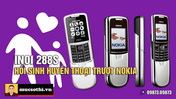 INOI 288S: Hồi sinh huyền thoại Nokia 8800 Anakin với thiết kế trượt cổ điển và bàn phím vật lý