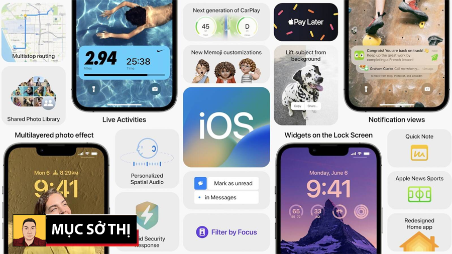 Mục sở thị 6 tính năng độc đáo có trên iOS16 bản chính thức được Apple cho cập nhật