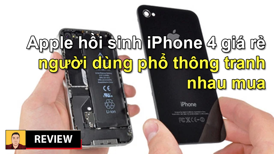 Mục sở thị iPhone 4 được chính hãng renew zin all chỉ với giá 400 cành đang hút hàng - 09873.09873