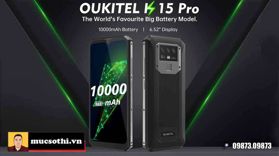 Oukitel K15 Pro 8 nhân Ram8GB Pin10000mAh màn to 2sim giá quá rẻ - 09175.09195