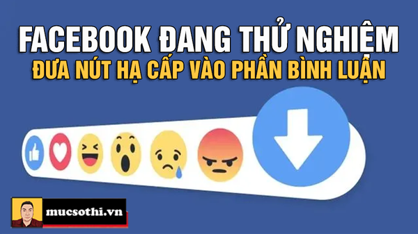 Hành động mới từ Facebook khi thử nghiệm nút 
