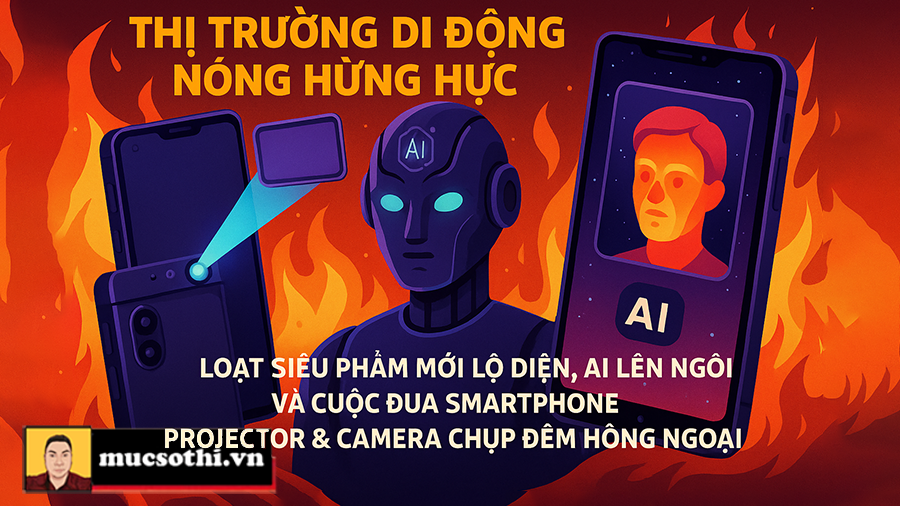 Thị Trường Di Động Nóng Hừng Hực - Loạt Siêu Phẩm Mới Lộ Diện, AI Lên Ngôi và Cuộc Đua Smartphone Projector, Camera Hồng Ngoại Bùng Nổ! - mucsothi.com.vn