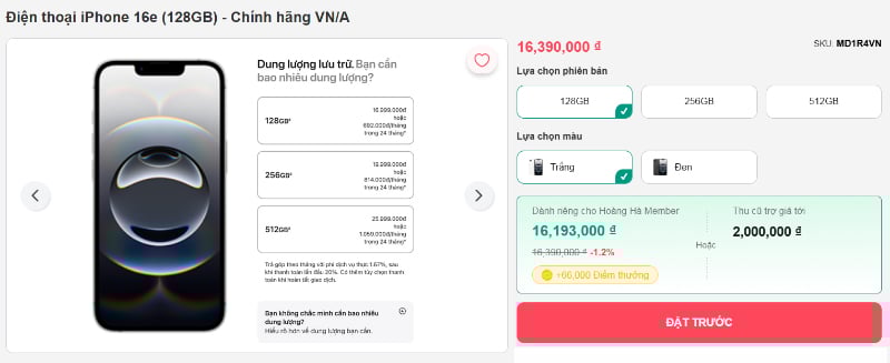iPhone 16e CHƯA LÊN KỆ ĐÃ GIẢM GIÁ – Apple Hoảng Loạn Hay Chiêu Trò Kích Cầu? - mucsothi.com.vn
