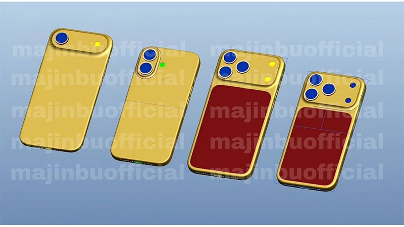 Rò Rỉ Chấn Động: Hình Ảnh iPhone 17 Series Tiết Lộ Thiết Kế 