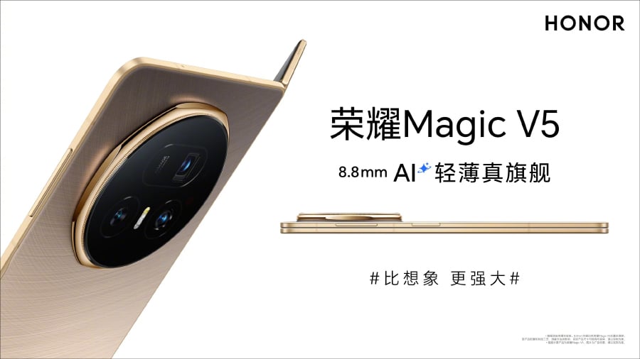Honor Magic V5 - Siêu Mỏng 8.8mm, Pin Khủng 6.100mAh, Camera Xịn Xò - mucsothi.com.vn