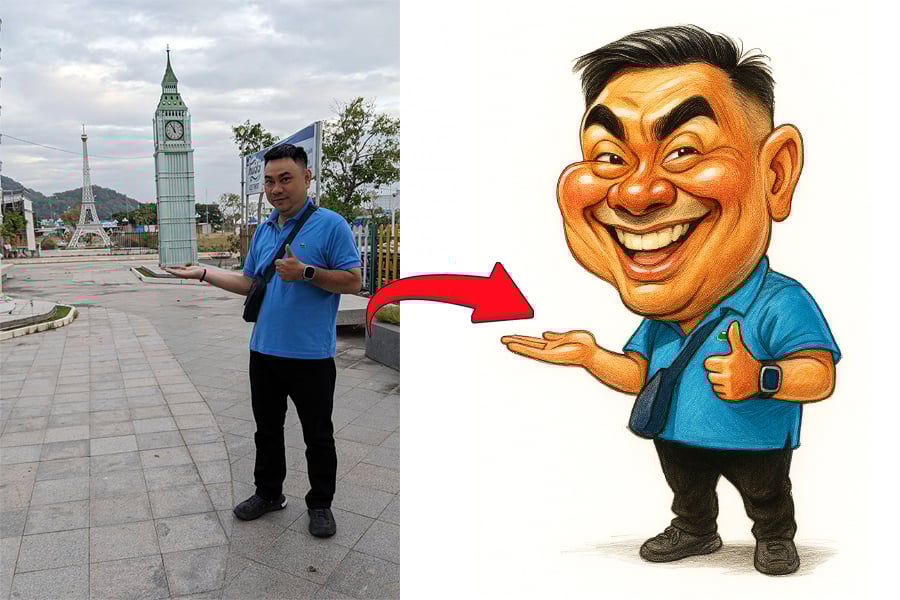 Biến Ảnh Chụp Thành Tranh Biếm Họa Hài Hước Với ChatGPT - Sáng Tạo Vui Nhộn Chỉ Trong Vài Phút! - mucsothi.com.vn