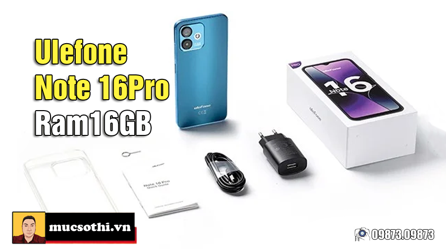 Khui hộp trên tay mục sở thị Ulefone Note 16Pro Ram16GB giá CỰC RẺ - 09175.09195