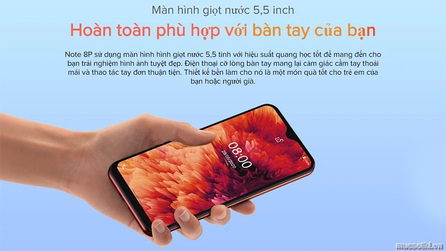 smartphonestore.vn - bán lẻ giá sỉ, online giá tốt smartphone pin trâu ulefone note 8p chính hãng - 09175.09195