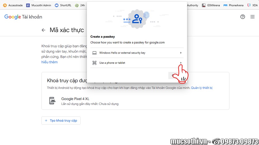 Cách dùng Passkey khi Google vĩnh biệt mật khẩu - 09873.09873