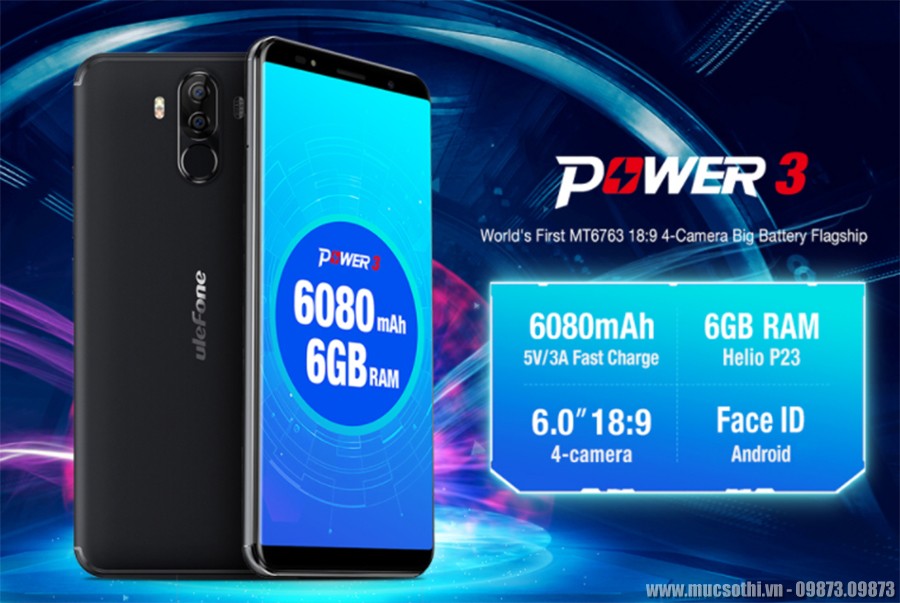 Ulefone Power 3 smartphone siêu kinh điển lên kệ với giá cực sốc - mucsothi.vn
