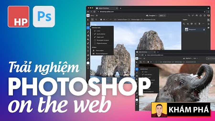 Nhắm đến người dùng di động Adobe sắp phát hành Photoshop phiên bản web dùng miến phí - 09873.09873