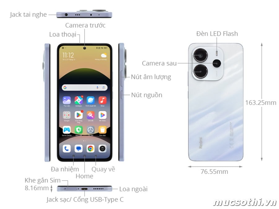 Smartphone Sờ To - Bán lẻ giá sỉ online giá tốt điện thoại Xiaomi Redmi 14 chính hãng - 09175.09195