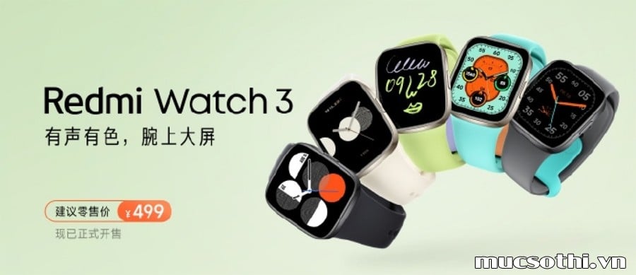 Mục sở thị Watch 3, Band 2 và Buds 4 Lite đa màu sắc vừa được Redmi trình làng - 09175.09195