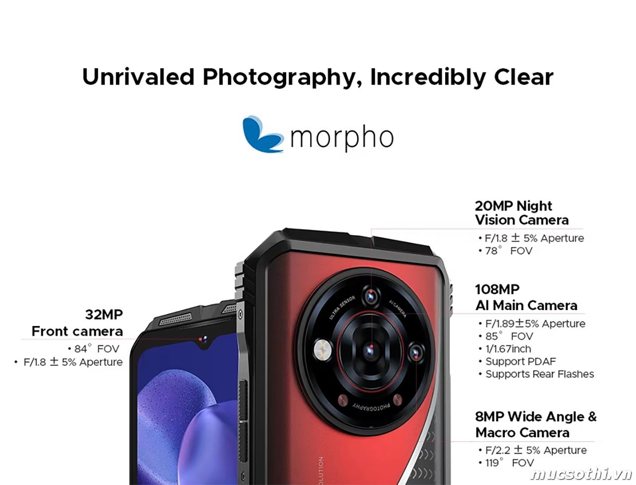 Smartphone Sờ To - Bán lẻ giá sỉ online giá tốt điện thoại Doogee S118Pro 5G chính hãng - 09175.09195