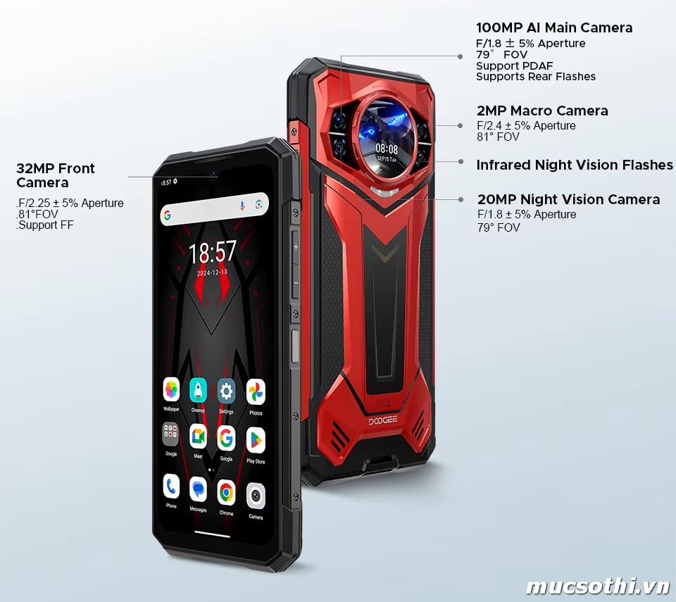 Smartphone Sờ To - Bán lẻ giá sỉ online giá tốt điện thoại Doogee S200Plus 5G chính hãng - 09175.09195