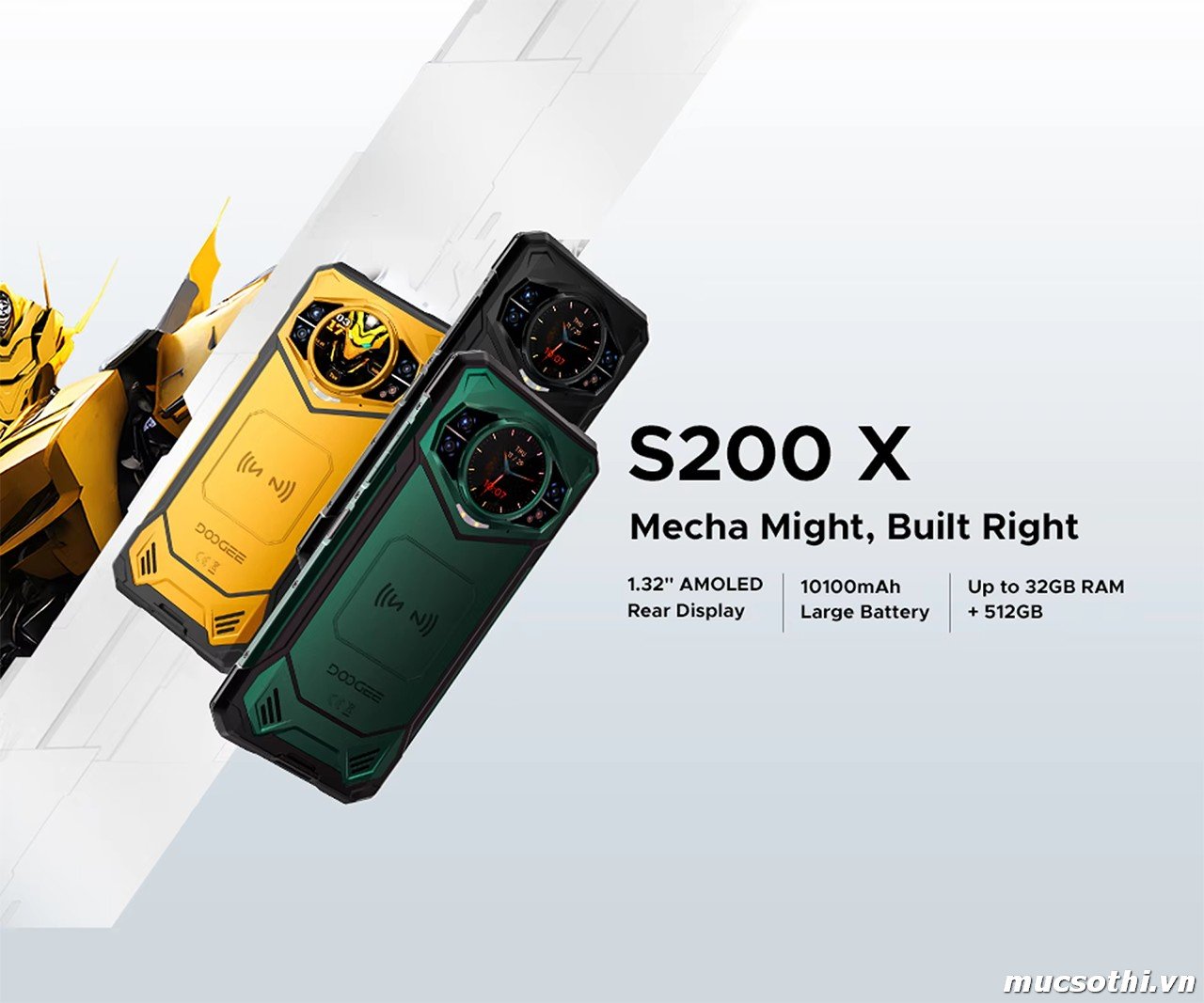 Smartphone Sờ To - Bán lẻ giá sỉ online giá tốt điện thoại Doogee S200X 5G chính hãng - 09175.09195