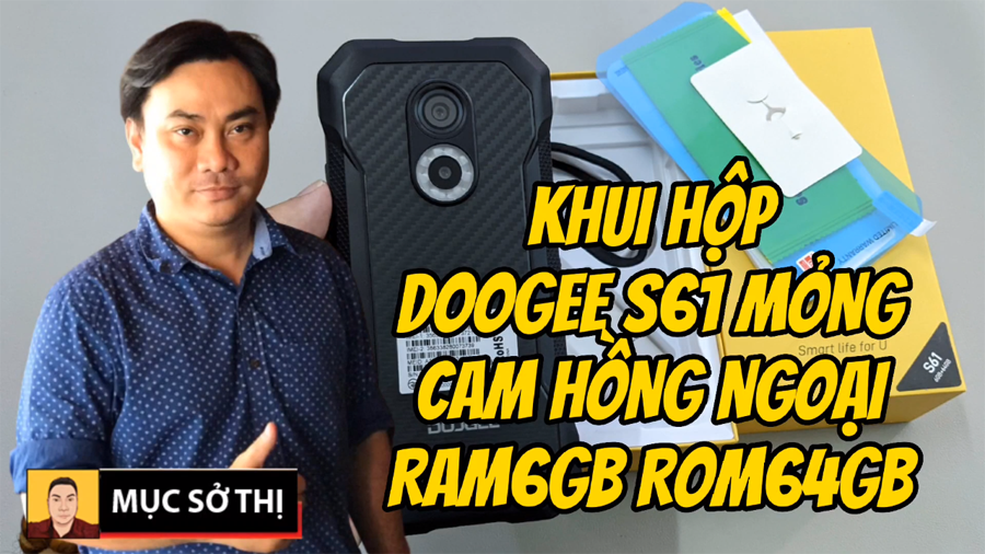 Đây là thực tế chiếc Doogee S61 chính thức được bán giá tốt tại Smartphonestore.vn