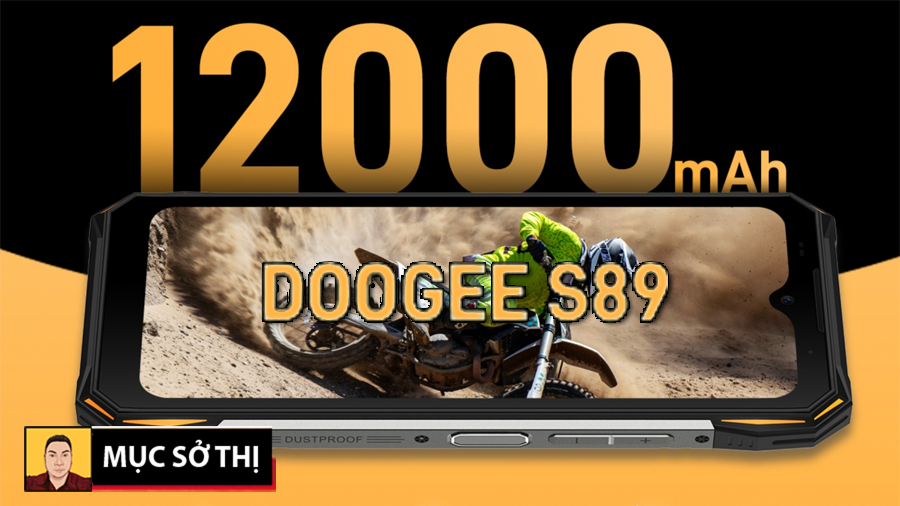 Chào tháng 11 mục sở thị Doogee S89 siêu bền pin 12000mAh giảm sốc 2 triệu - 09175.09195