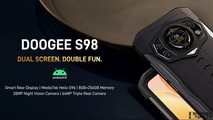 Smartphonestore.vn - bán lẻ giá sỉ, online giá tốt smartphone siêu bền pin khủng Doogee S98 chính hãng - 09175.09195