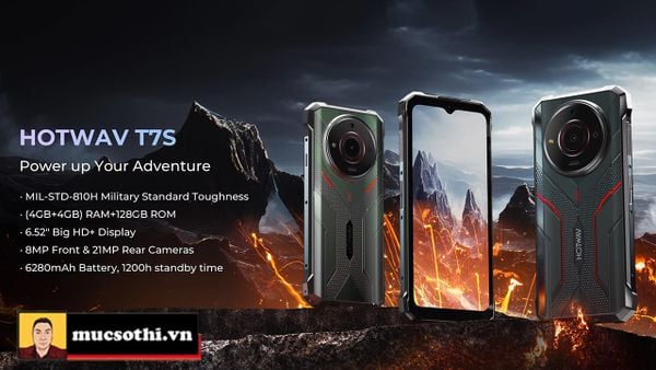 Kinh ngạc với Hotwav T7s smartphone siêu bền pin trâu cấu hình đỉnh nóc kịch trần GIÁ RẺ QUÁ - mucsothi.com.vn
