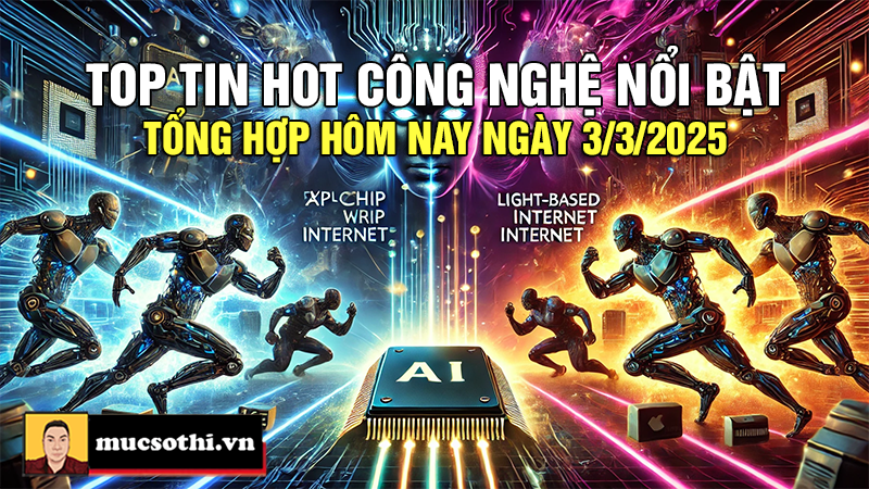 Top tin hot công nghệ nổi bật được quan tâm nhất ngày 3/3/2025 - mucsothi.com.vn