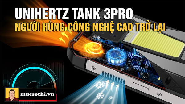 Unihertz Tank 3Pro - Smartphone 5G tích hợp máy chiếu Projector siêu bền pin khủng đỉnh nhất hiện nay