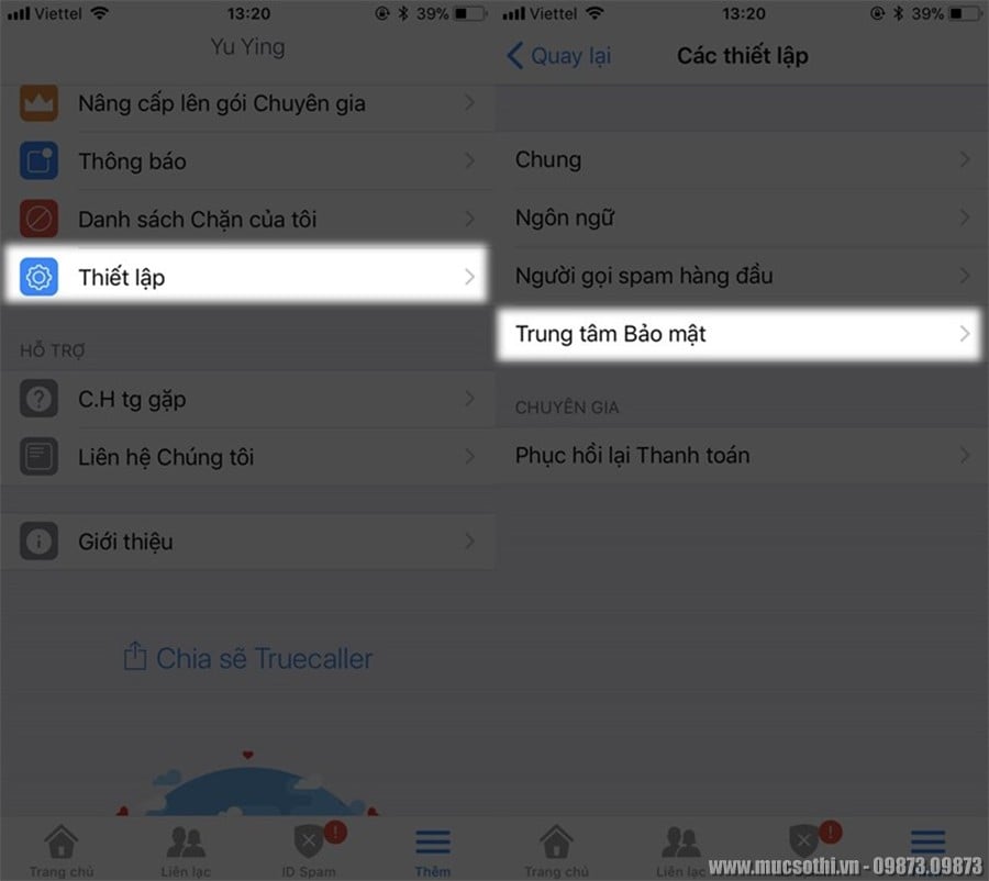 App xóa thông tin cá nhân và chặn cuộc gọi True Caller tránh làm phiền - mucsothi.vn