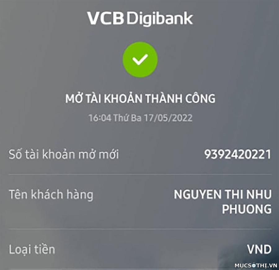 Mục sở thị cách tạo tài khoản NH Vietcombank với số TK là số di động của bạn miễn phí và nhanh - 09873.09873
