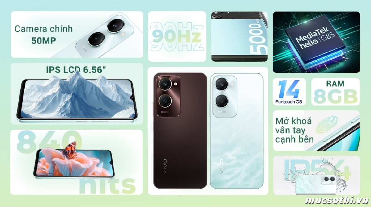 Smartphone Sờ To - Bán lẻ giá sỉ online giá tốt điện thoại Vivo Y18 Ram8GB chính hãng - 09175.09195