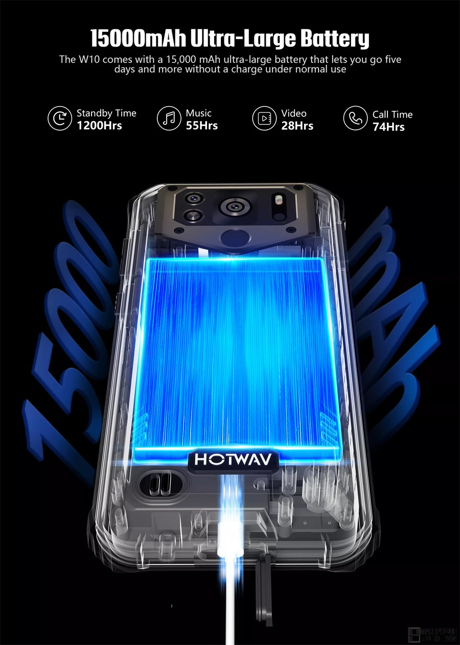 Smartphonestore.vn - Bán lẻ giá sỉ, online giá tốt smartphone siêu bền Hotwav W10 pin khủng 15000mAh chính hãng - 09175.09195