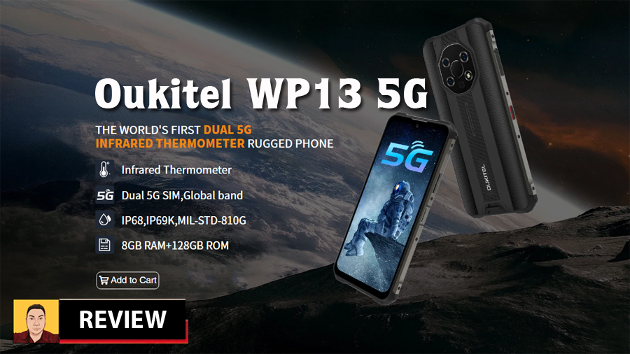 Mục sở thị tất tần tật chiếc smartphone 5G pin trâu Oukitel WP13 cảm biến nhiệt đang HOT - 09873.09873