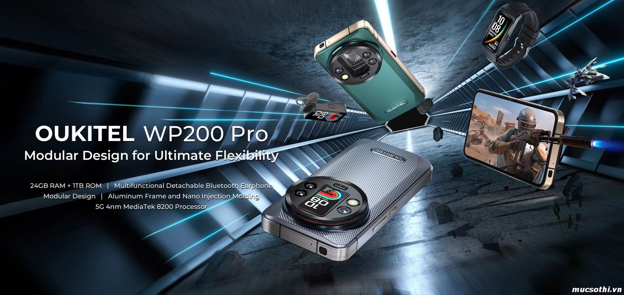 Smartphone Sờ To - Bán lẻ giá sỉ online giá tốt điện thoại Oukitel WP200Pro 5G chính hãng - 09175.09195