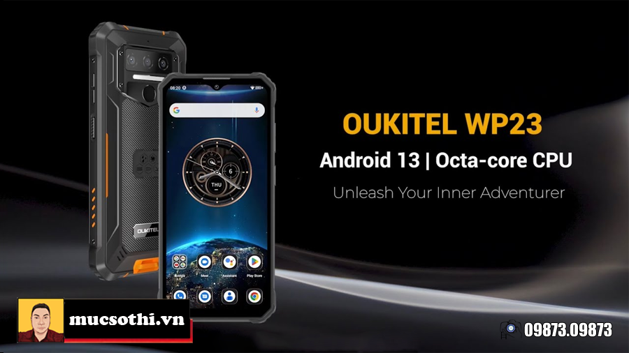 Mục sở thị tất tần tật Oukitel WP23 siêu bền pin10600mAh Android 13 giá rẻ mới trình làng - 09175.09195